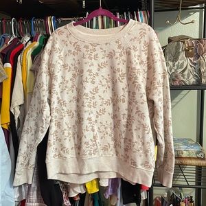 Old Navy XL Casual Dress Floral Sweatshirt ✨